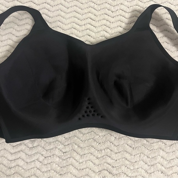 Knix Black High Support Ladder Strap Catalyst Padded Wireless Sport Bra Size 8+ - Picture 7 of 9